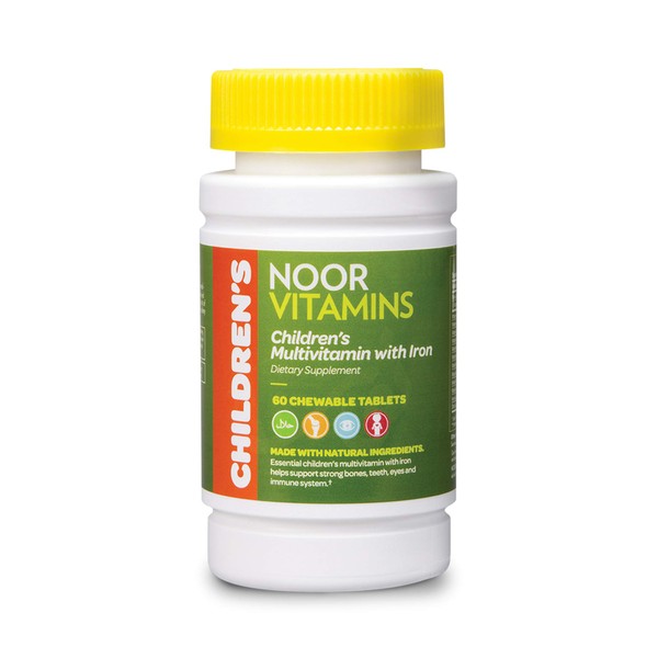 Noor Vitamins Halal Kids Multivitamin Chewable: Essential Vitamins For Immune,
