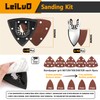 LEILUO 116 Pcs Multitool Blade Kits Cutting and Sandpaper Oscillating