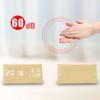 ThreeH Digital Alarm Clock with Wooden Electronic LED Display 3