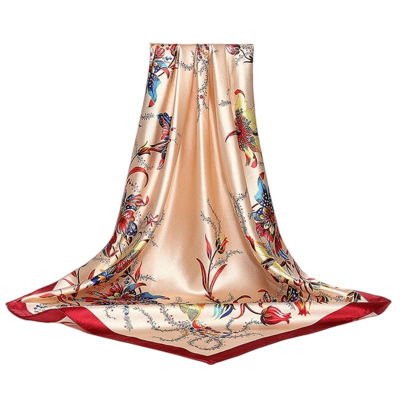 FAIRYGATE 0089 Women's Silk Multifunctional Scarf Tube Scarf Bandana, D89025