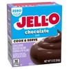 Jell-O Chocolate Pudding, Cook & Serve, Sugar Free, 1.3 oz