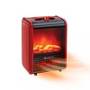 Comfort Zone Electric Desktop Fireplace Space Heater with 3D Flame,