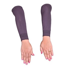 Egypt Bazar Elegant Arm Warmers Hijab - Islamic Prayer Clothing, dark-purple