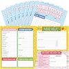 MotiMind 8 Pack Substitute Teacher Folder Substitute Teacher Supplies Must