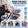 2-in-1 Car Snow Brush & Ice Scraper – 44cm Windshield