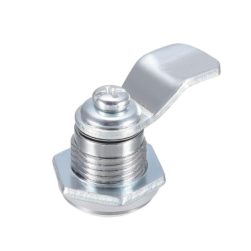 sourcing map Mailbox Cabinet Door Metal Single Point Security Cam