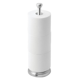 iDesign Brushed Stainless Steel Toilet Paper Holder, The York Collection