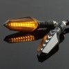 Unbranded 4x M10 Arrow Universal Motorcycle Flowing Turn Signal Light