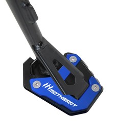 MotHeartCNC Motorcycle Kickstand Pad For CRF 1100L Africa Twin 2019-2025 CRF 1100L Africa Twin Adventure Sports 2019-2025 Outdoor Parking Soft Ground Anti Sinking Accessories (Blue)