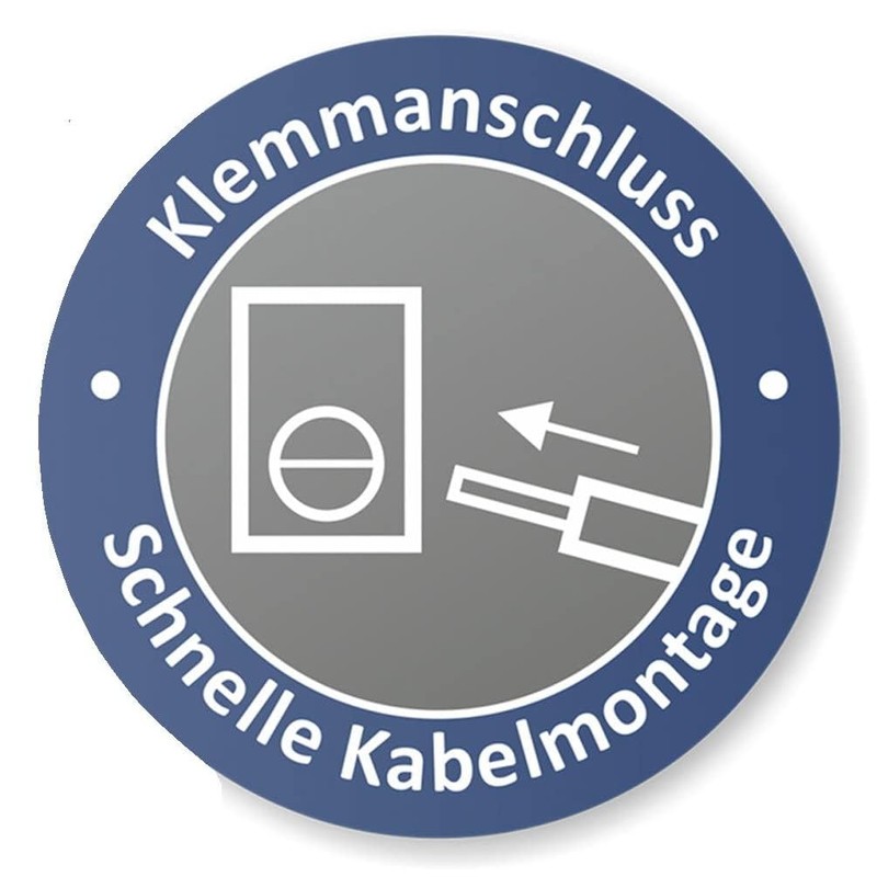 Flush-Mounted Socket, Plug-In Terminal, All-in-One, Series M1 Pure White