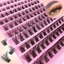 Mixed Length Individual False Eyelashes (120pcs/set), Natural Curling Eye Makeup Strip Lashes, Segmented Eyelash for Lashes Extensions, False Eyelashes for Women and Girls Eye Makeup Enhancement