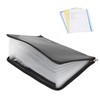 Fireproof File Folder Large Capacity 13 Layers Transparent Plastic Inner