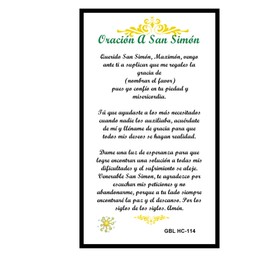 Hermano Simón San Simón Maximón Santo Folklórico de Guatemala Bebedor Fumador y Mujeriego Tarjeta de Rezo