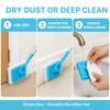Skirting Board Cleaner Mop with Extendable Handle & Pads