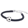 THETAG Football Bracelet Minimal Braided Chain Simple Hook Men Boys