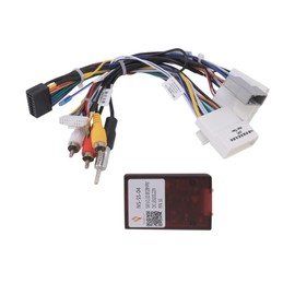 Arnés de cableado de alimentación de radio estéreo de coche de 16 pines Canbus Box para Nissan X-trail Teana Navara Qashqai Sentra soporte fábrica BOSE amplificador OEM cámara de respaldo