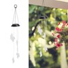 Solar Wind Chimes Maple Leaf LED Mobile Wind Chimes Lights
