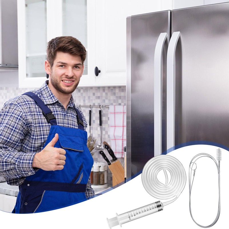 Gisafai 3 Pcs 36'' Refrigerator Cleaning Kit with 12 ml