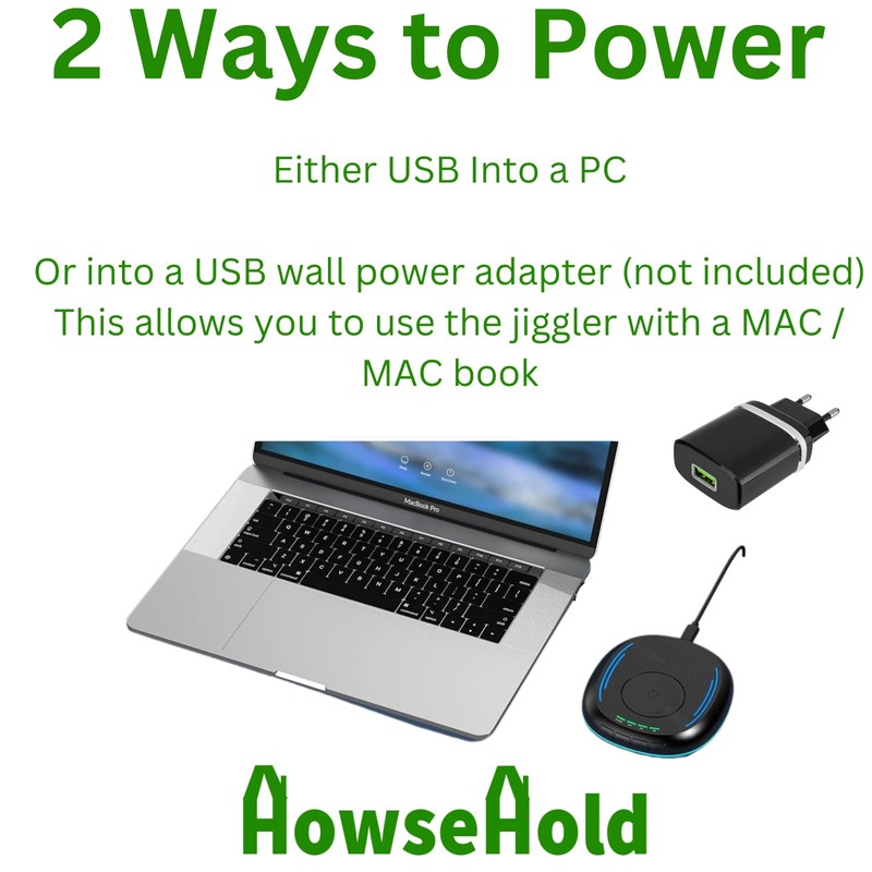 Mouse Mover Jiggler Undetectable USB for PC and MAC With