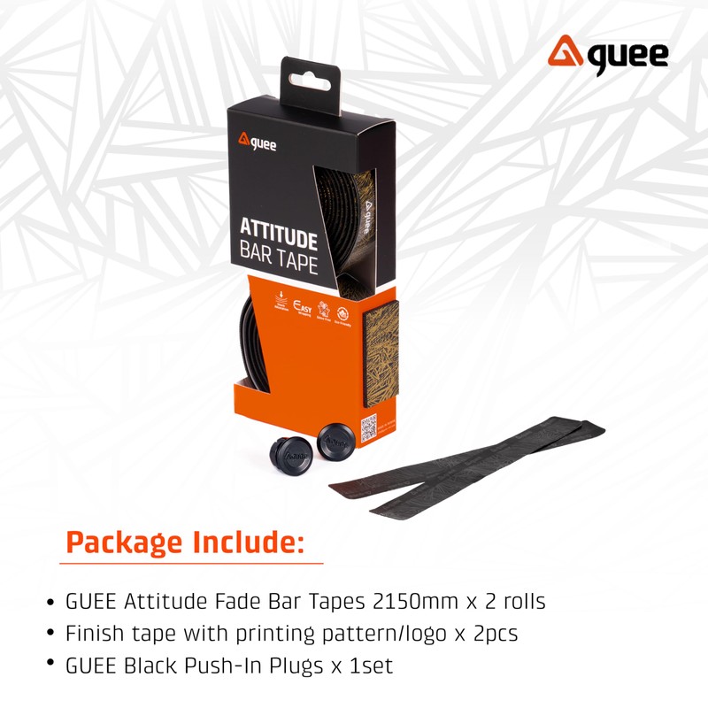Guee Attitude Fade Metallic Gold Bar Tape