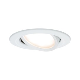 Paulmann 93680 Nova Plus LED Einbauleuchte inkl. Coin Basisset schwenkbar eckig 84x84mm 50° 3x6W 230V dimmbar 2700K Alu gedreht Spot Einbaustrahler Einbauleuchte