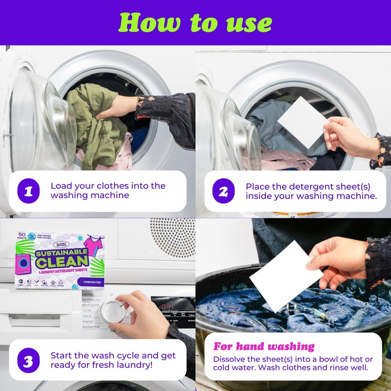 Planet Brands Laundry Detergent Sheets - Made in Sweden, Up