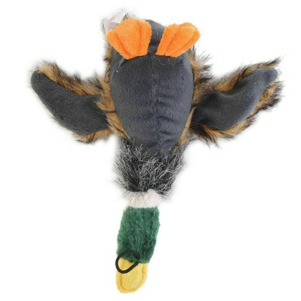 Unbranded Funny Pet Puppy Squeaky Duck Squeaker Plush Mallard Sound