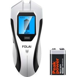 Stud Finder Wall Scanner Upgrade 5 in 1 Electronic Stud Detector Wall Wood Metal Stud Sensor Pipe Joist Beam Finders Edge Center Finder with LCD Display and Audio Alarm for AC Wires Metal (Blue)