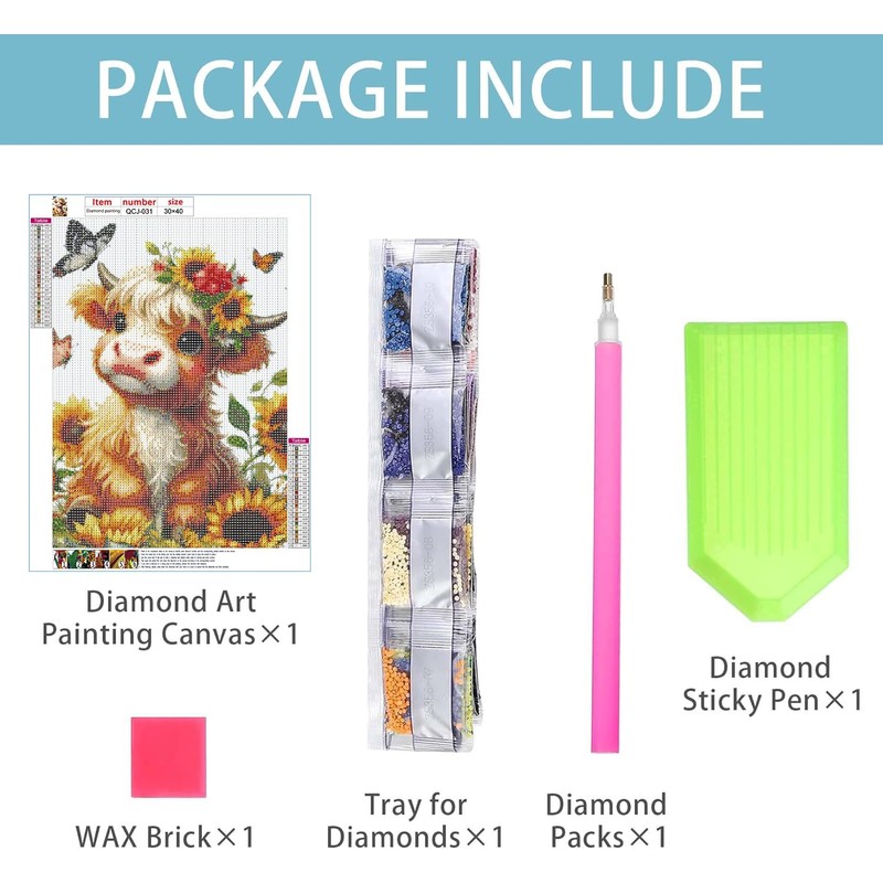Kit de pintura con diamantes de viento