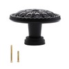 binifiMux 8-Pack 1.25" Black Vintage Drawer Dresser Dangle Knobs Pulls