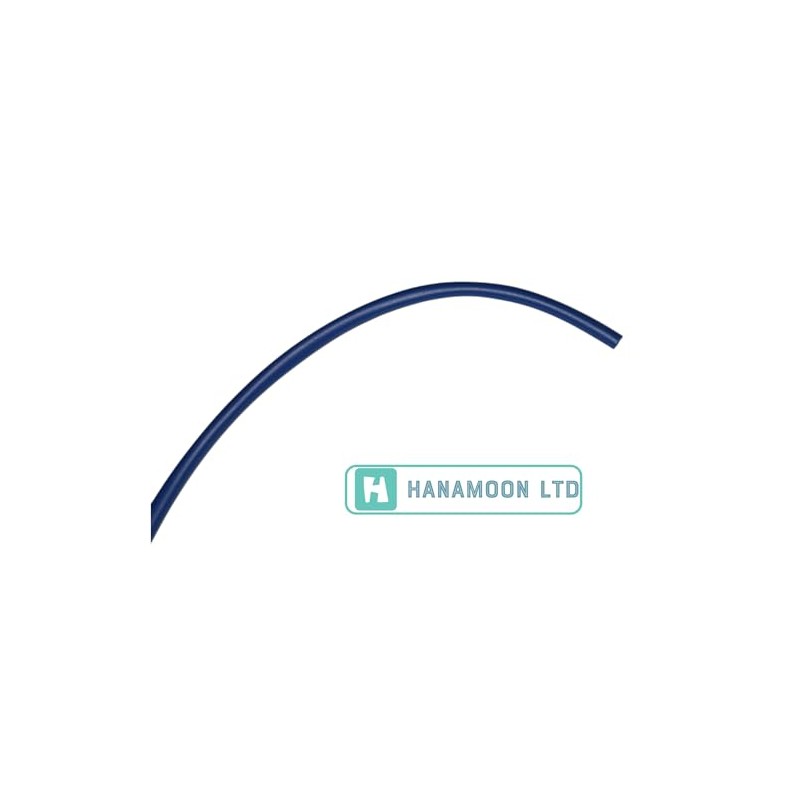 1 Metre Length of Blue PVC Electrical Wire Sleeving 3mm