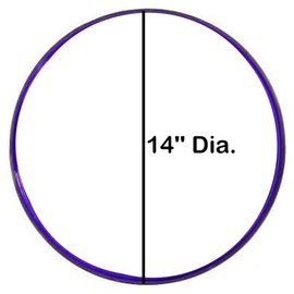 Oakestry Cobalt Blue Birdbath Crackle Garden Decorative Hand Blown Glass Bowl 14 Inches for Garden Patio or Yard Vibrant Low Profile Design Weather Resistant