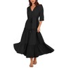 Women's Floral Maxi Long Dresses Casual Summer Deep v Beach