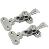 Pair Heavy Duty 316 Stainless Steel Anti-Rattle Lockable Hold Down