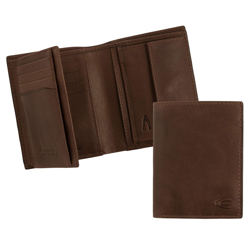 camel active Thai Coin Pouch, 12 cm, Brown (Cognac)