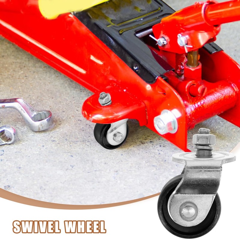 Housoutil 2pcs Front Jack Jack Wheel Heavy Duty Pallet Jack