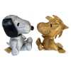 PEANUTS 75th Anniversary LIMITED EDITION Silver Snoopy & Gold Woodstock