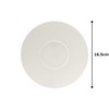 Narumi 50763-5563 Aria Cup Saucer, White, 6.7 inches (17 cm),
