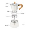 AGOGO Milano Moka pot, Stovetop Espresso maker, Greca Coffee Maker,