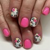 Pink Press on Nails Flowers Stick on Nails Cute Spring