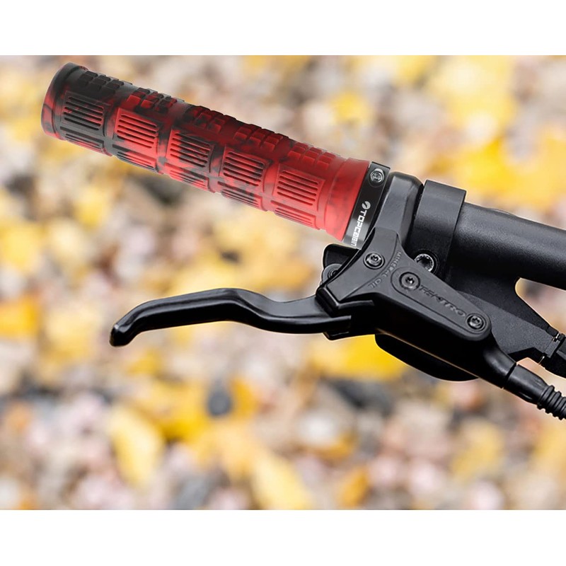 TOPCABIN Bicycle Handlebar Grips, Ergonomic Design, Mountain Bike / BMX