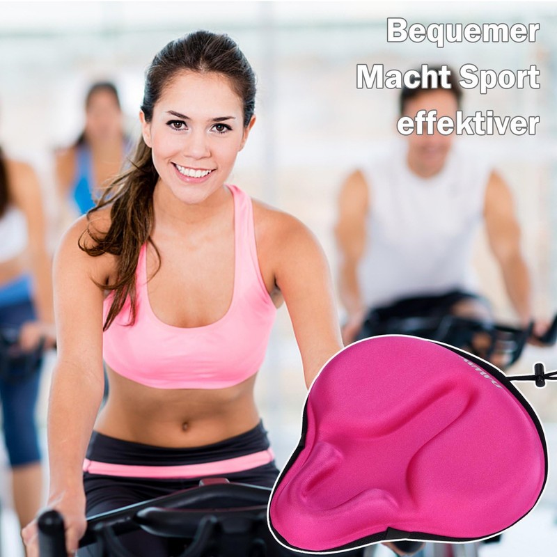 Daway C6 Comfortable Bicycle Saddle Cover with Foam Gel Padding,