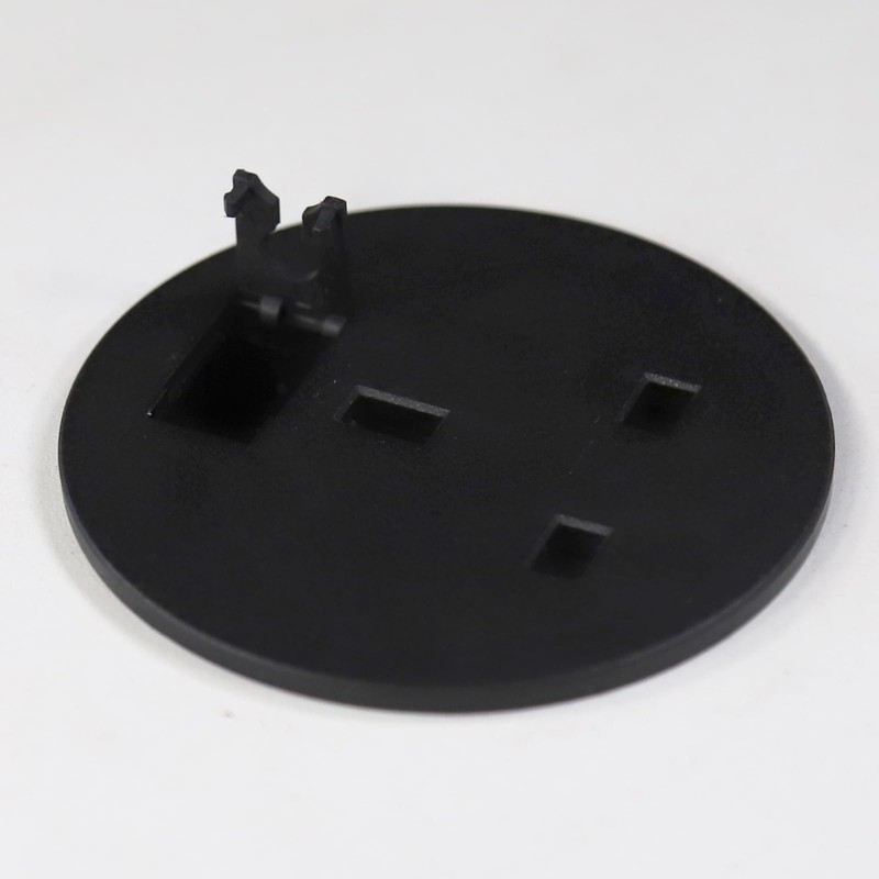 Office Desk Mount 60mm Grommet with UK Mains Power and