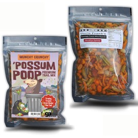 Possum Poop Premium Trail Mix- Funny Gag Gift for Men and Women - Weird Shower Gift, Fun Stocking Stuffers, Adult Gift Baskets, Trail Mix Blend, Nut Mix