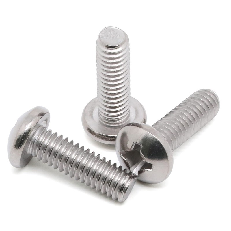 MewuDecor #4-40 x 3/8" Pan Head Machine Screws, Fully Threaded,
