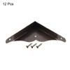 sourcing map Desk Corner Protector Table Edge Protector Cover Metal