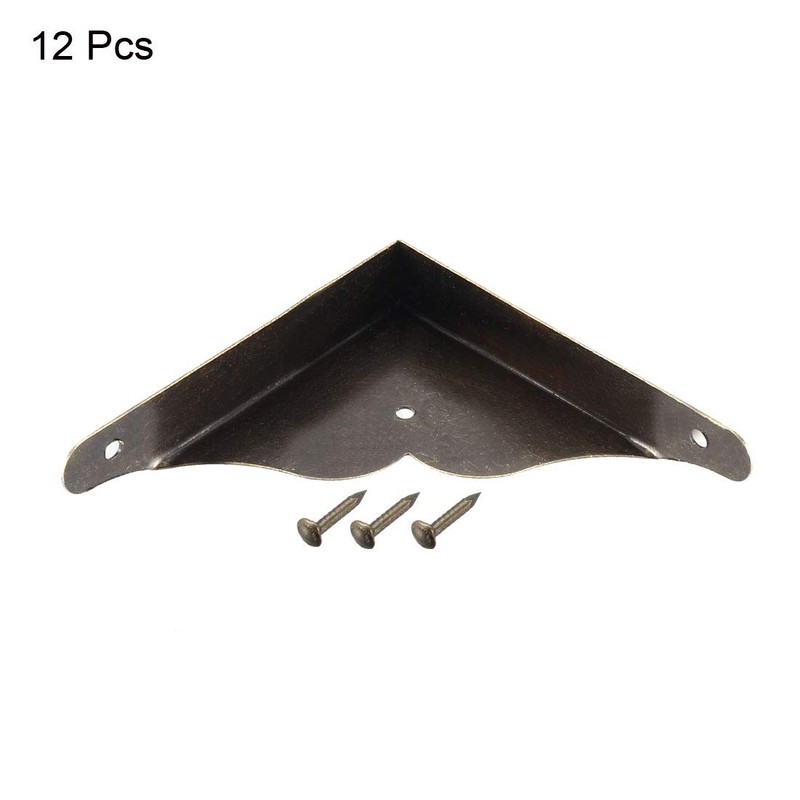 sourcing map Desk Corner Protector Table Edge Protector Cover Metal