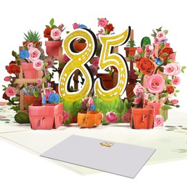 Magic Ants 85 Glorious Years Together - 85th Anniversary Greeting Card - A Testament to a Lifetime of Love and Happiness - All Purpose Pop Up Card for 85th Anniversary, 85th Birthday