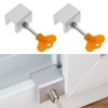 Pack of 8 Window Locks by Stopper Lock Sliding Single