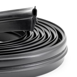 SZKXMJ Rv Roof Vent Seal Vinyl Seal Rv Sealfor Ventline, Hengs and Camco Roof Vents (118INCH, Black)